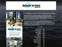 Tablet Screenshot of beachbreaksalon.com